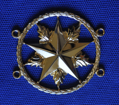 Craft Chain Metalwork - Star - gilt - Click Image to Close
